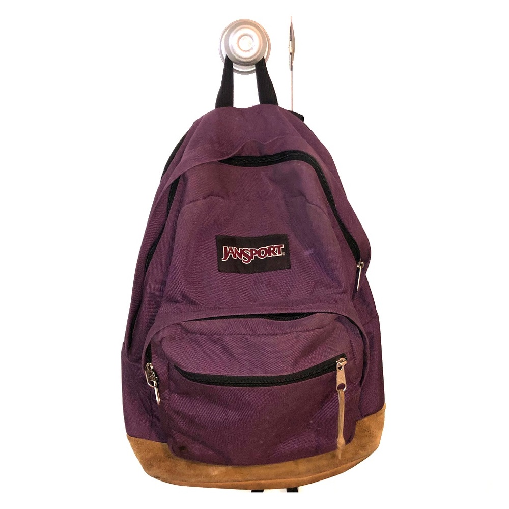 Purple Jansport backpack